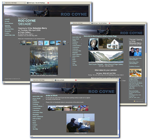 Anja Coyne - web design - Rod Coyne